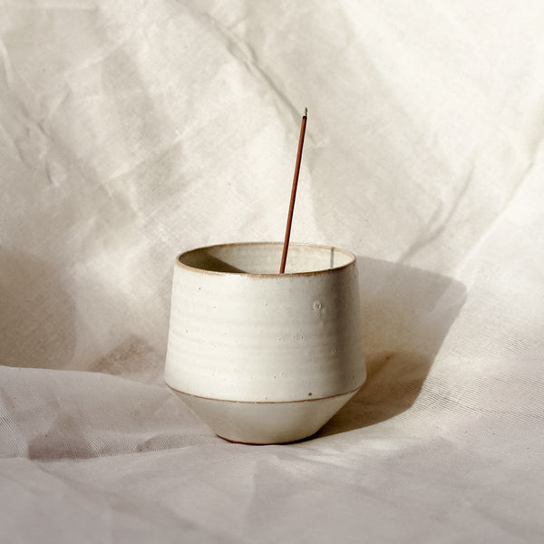 WHITE ONYX INCENSE TUMBLER